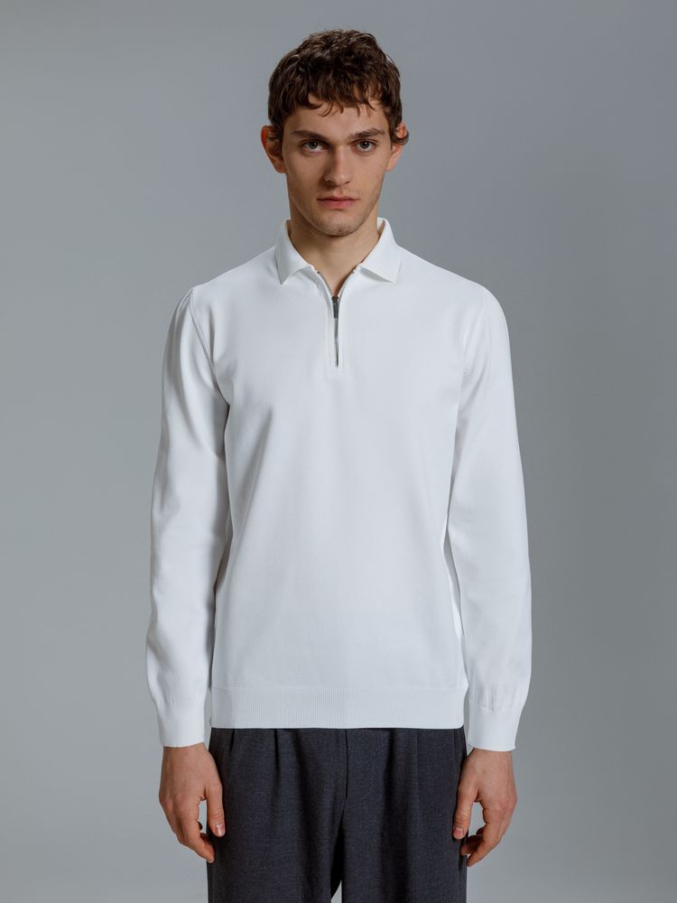 Рубашка поло мужская с длинным рукавом Terrazzo