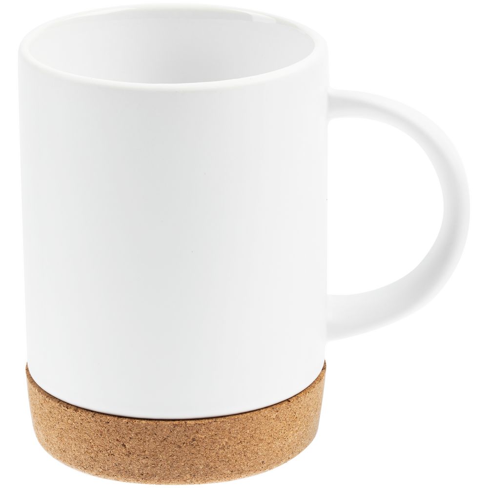 Кружка с пробковой подставкой Corky для сублимационной печати