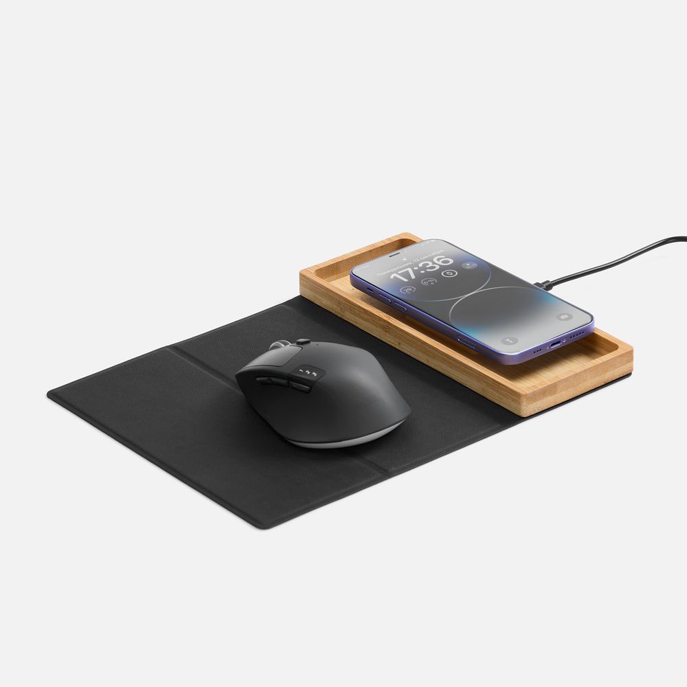 Складной коврик для мышки с беспроводной зарядкой Midstream ver. 2
