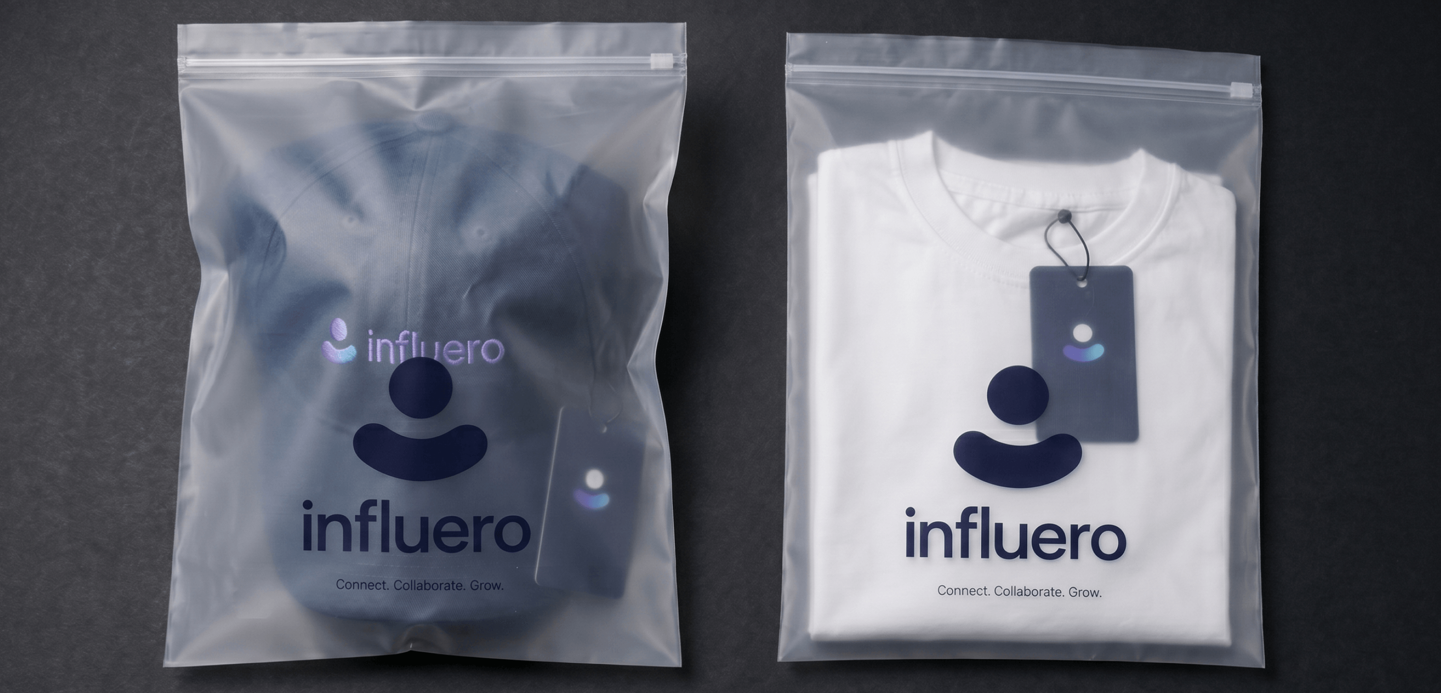 Футболки и бейсболки Influero на заказ