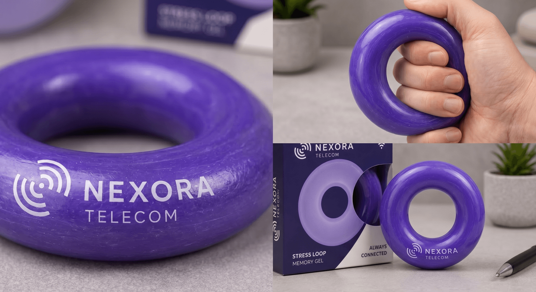 Гелевый антистресс squishy NEXORA TELECOM