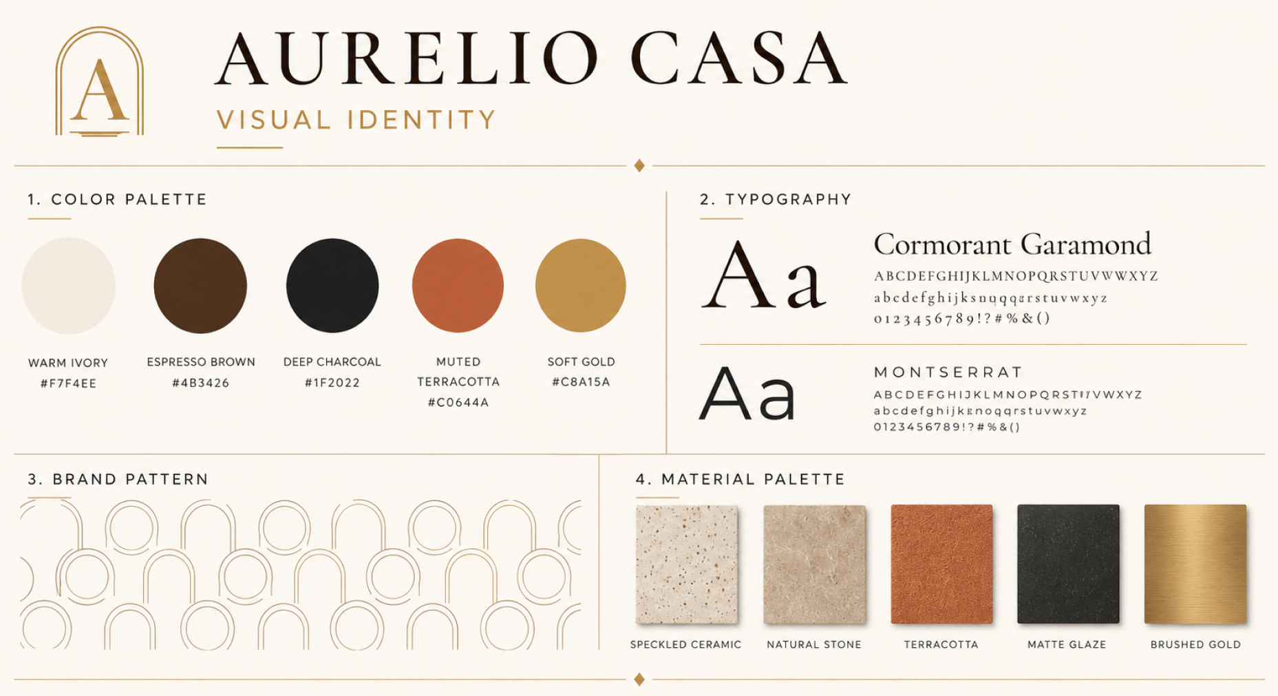 AURELIO CASA: фирменная айдентика для бренда HoReCa