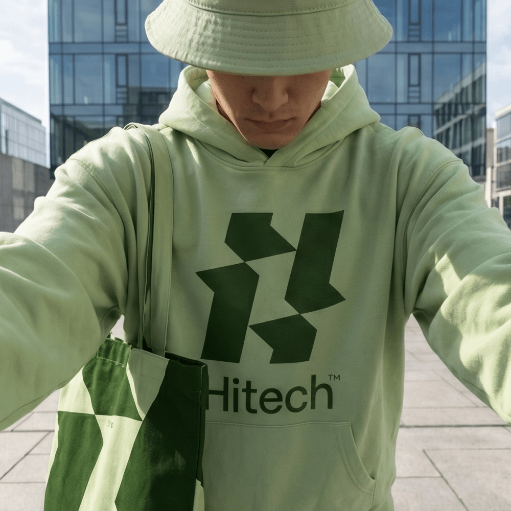 Мерч для Hitech: худи и шоппер
