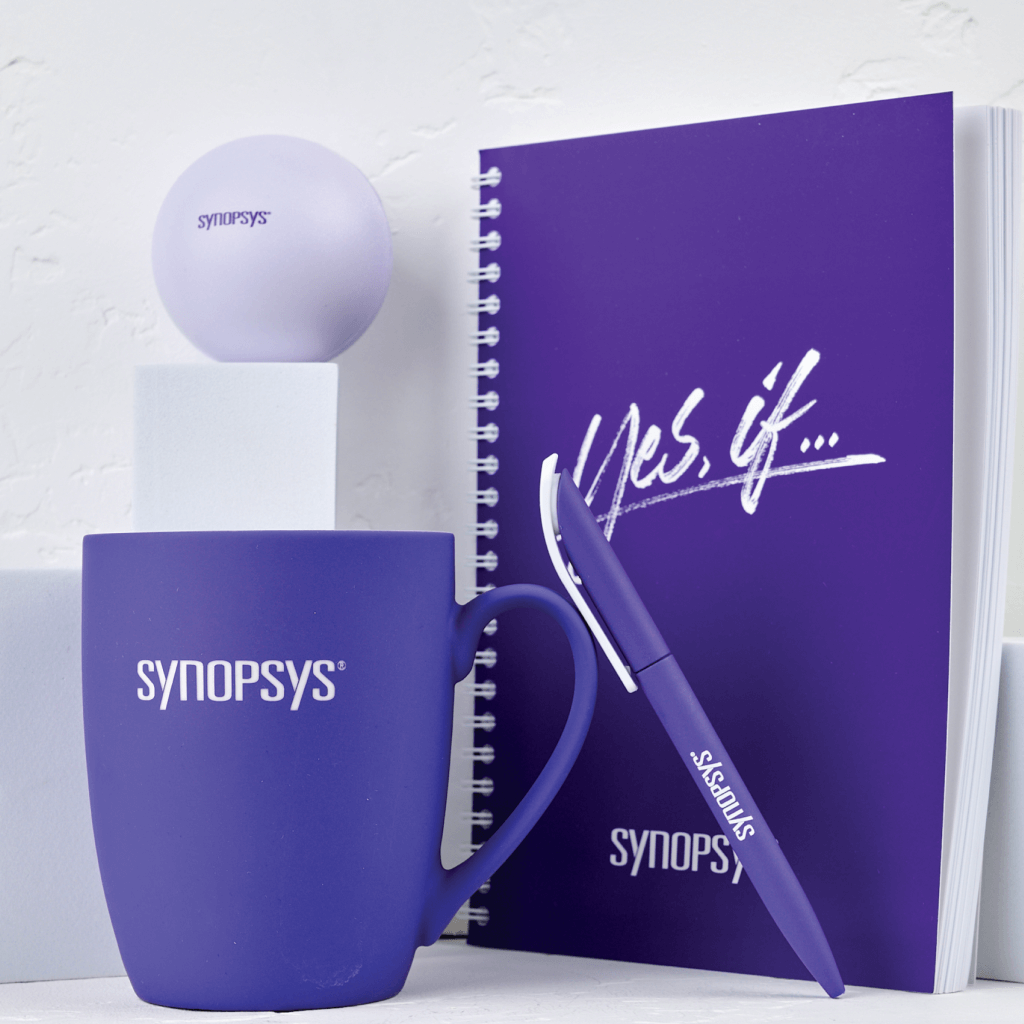 Welcome pack для Synopsys с поясной сумкой в коробке