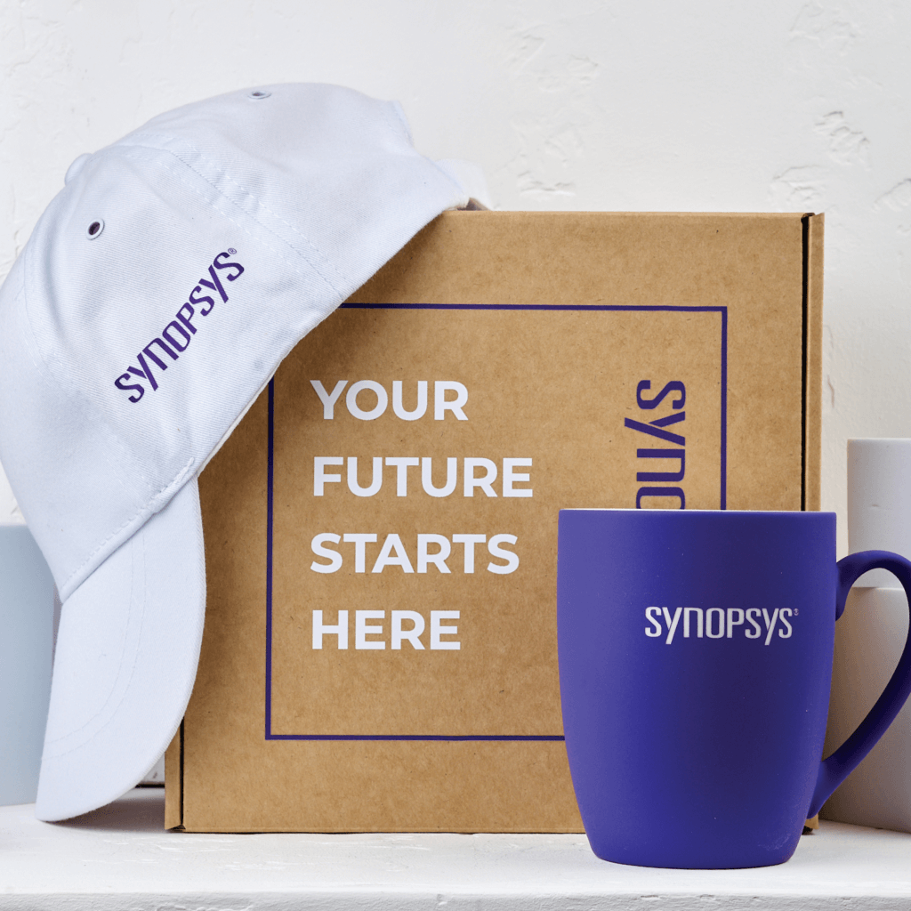 Welcome pack для Synopsys с поясной сумкой в коробке