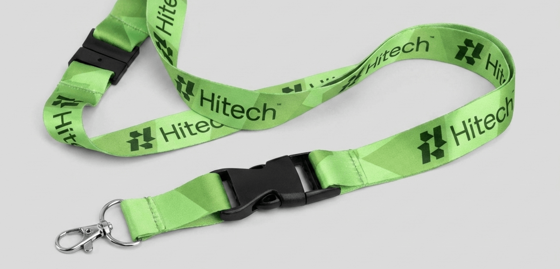 Ленты для бейджей с печатью логотипа Hitech на заказ