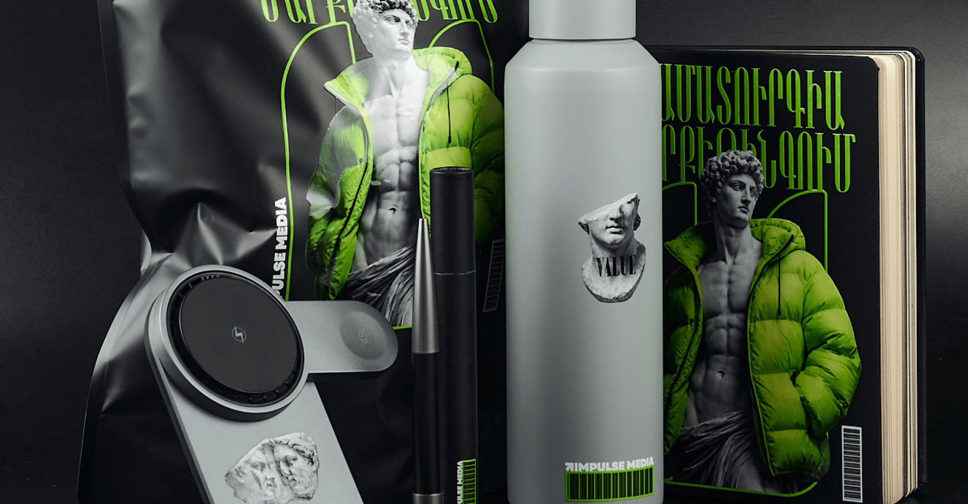 Что в наборе welcome pack Impulse Media?